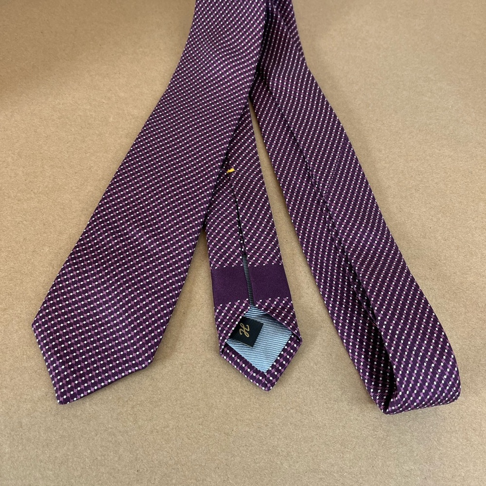 Purple Silk Striped Accessories Ties